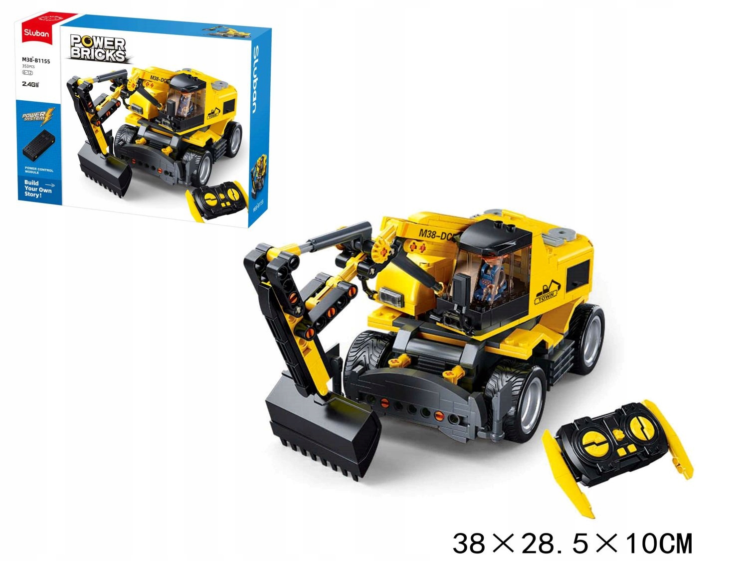 Rc Koparka Zdalnie Sterowana 353 El