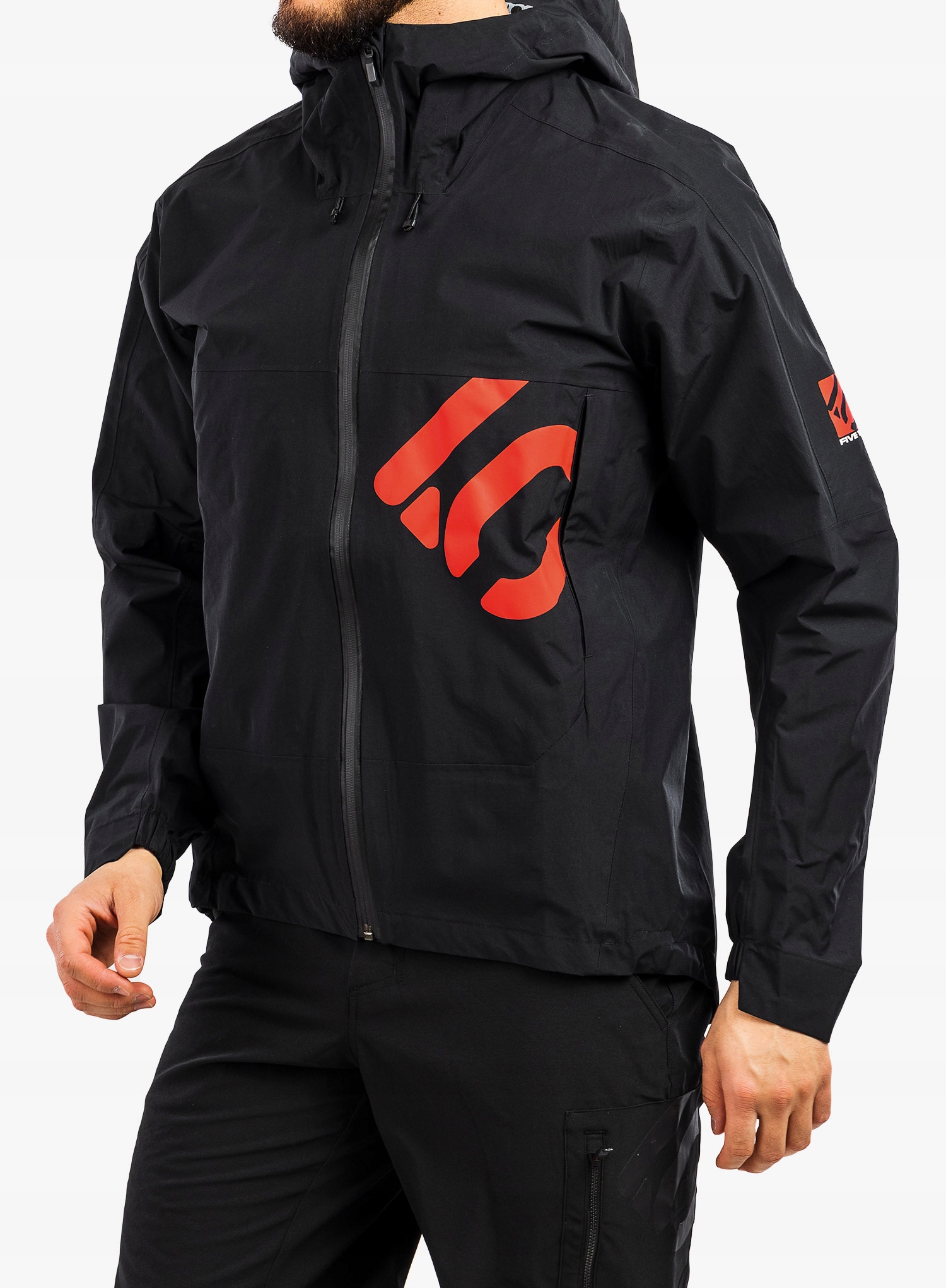 Kurtka przeciwdeszczowa Five Ten Rain Jkt black/black S