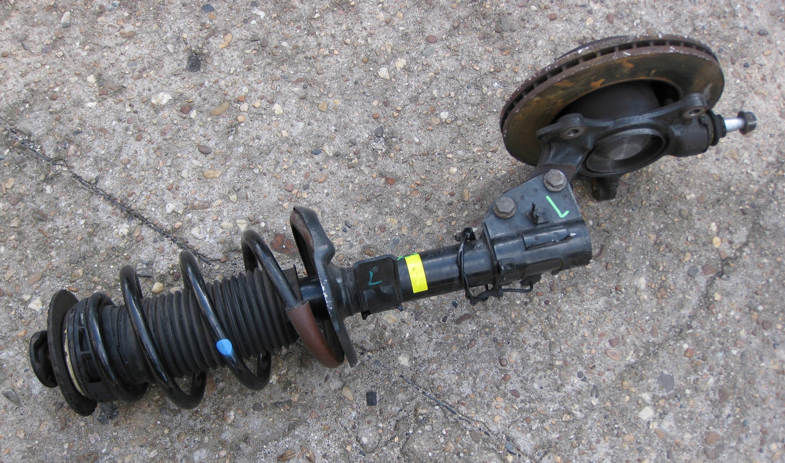 RENAULT MASTER III LIFT MCPERSON swing shock absorber left rear part