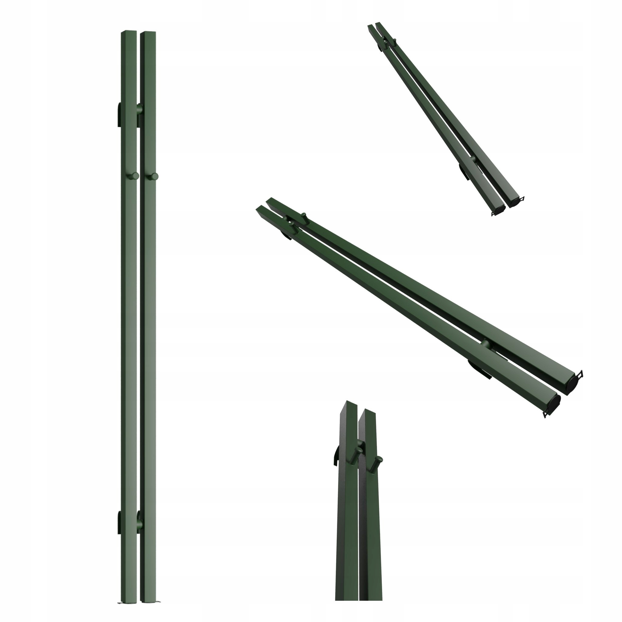 Dekorativní radiátor Bigben Hook 180x8 zelený