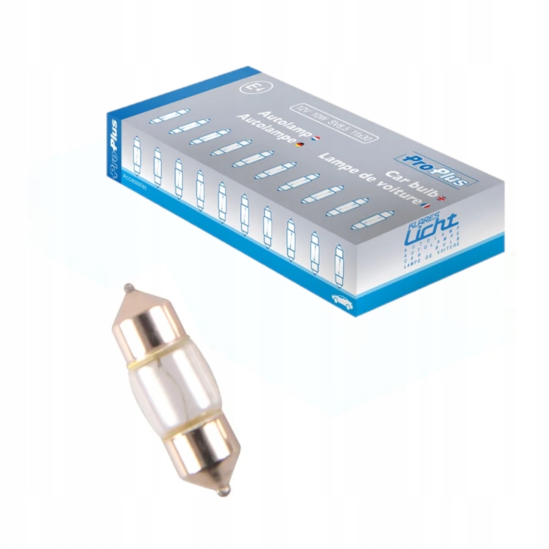 

Żarówka Proplus 12V 10W C10W SV8,5 11x30 hom. E4