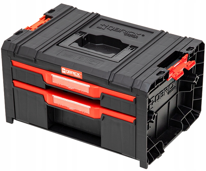 SKRZYNIA NARZĘDZIOWA MODUŁOWA 2xSZUFLADA Qbrick System PRO Drawer 2.0 Basic