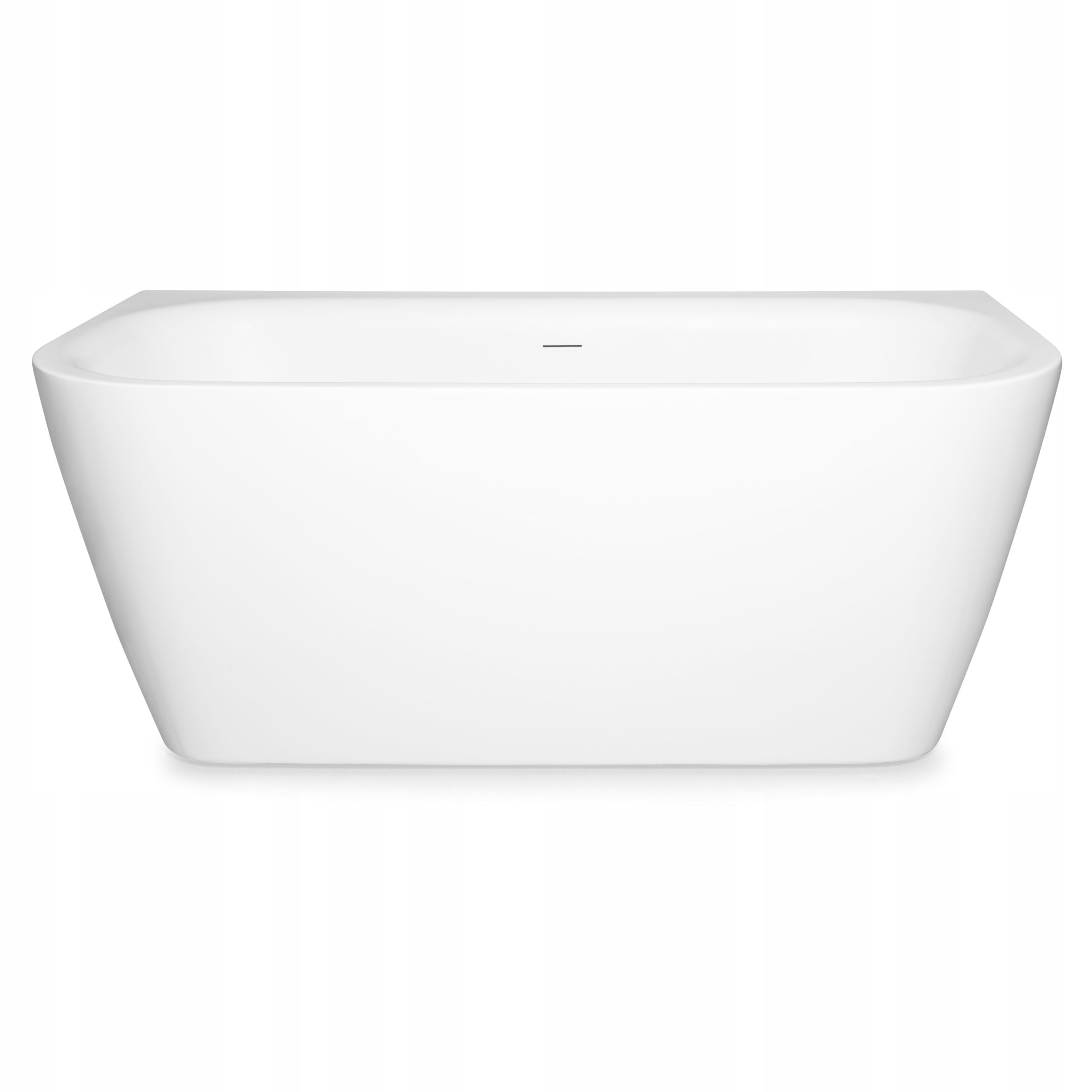 Nástěnná vana Mona 150 bílý lesk, elegantní design