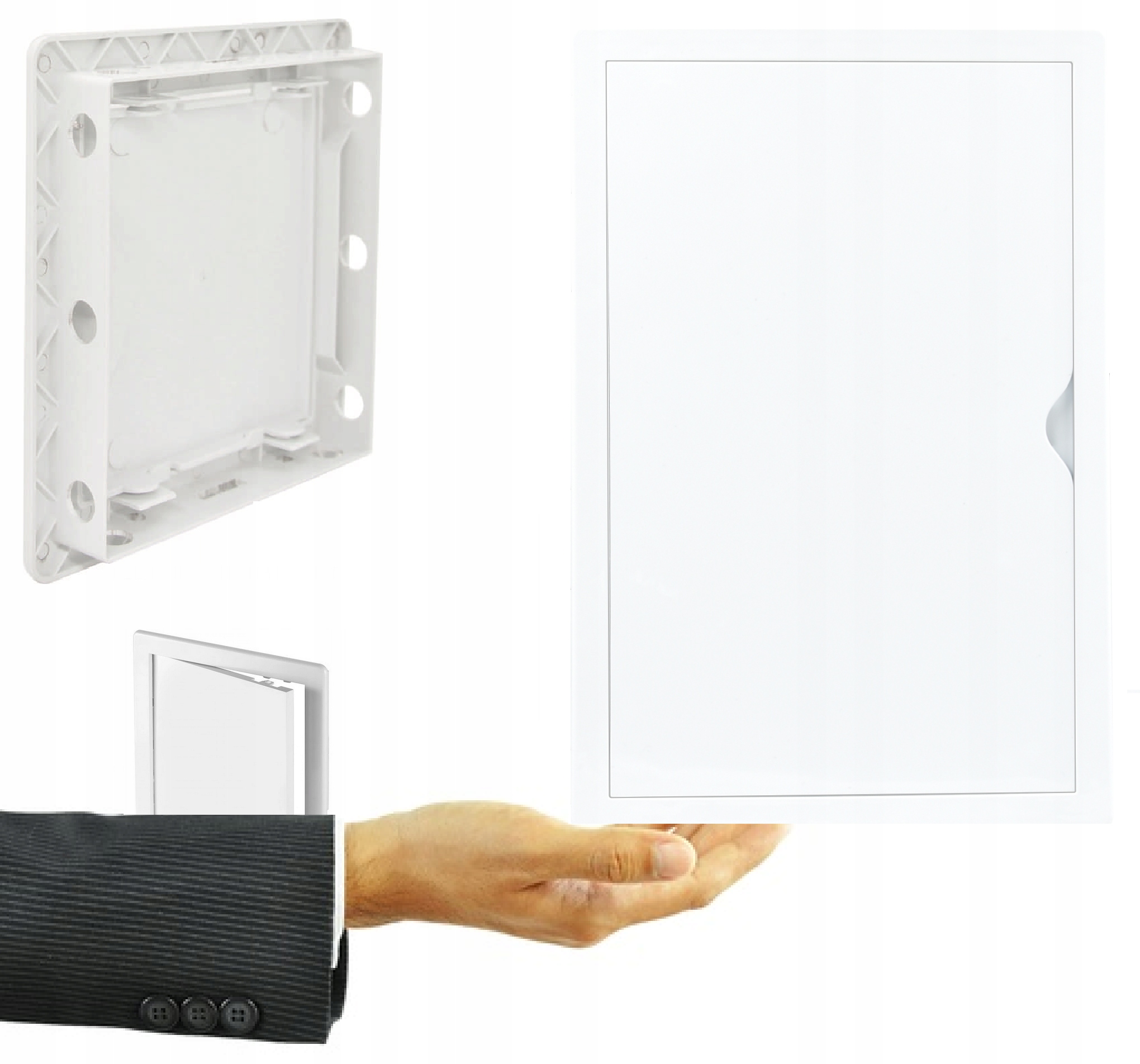 

Drzwiczki Rewizyjne plastikowe 100x100 10x10