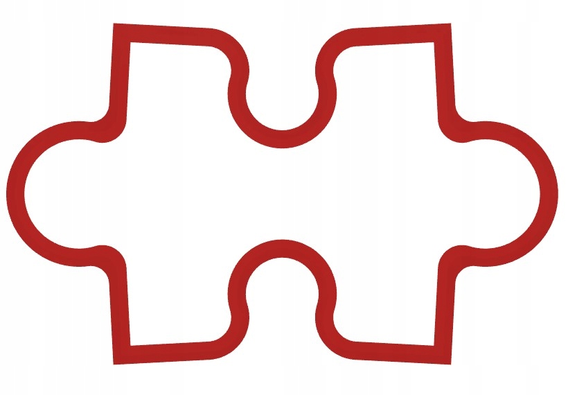 

Foremka wykrawacz ciastek pierników puzzel 9cm