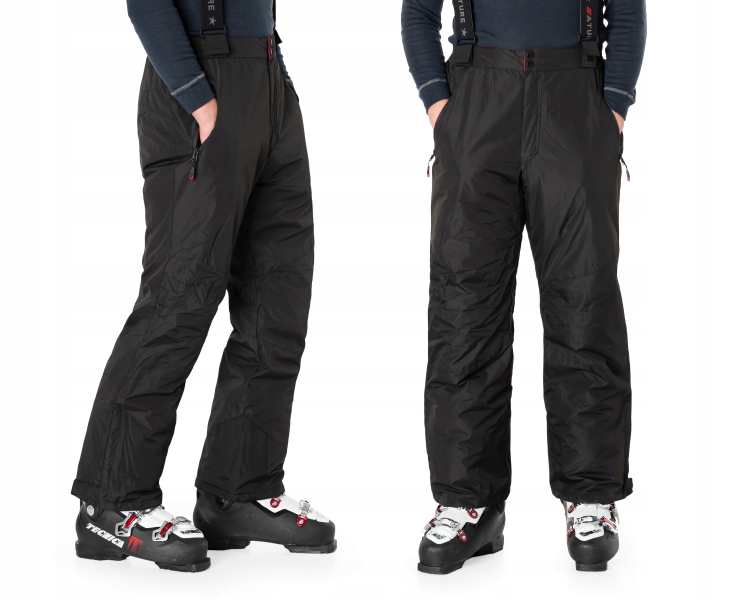 Spodnie Narciarskie na Narty Snowboard 6563-01 XXL