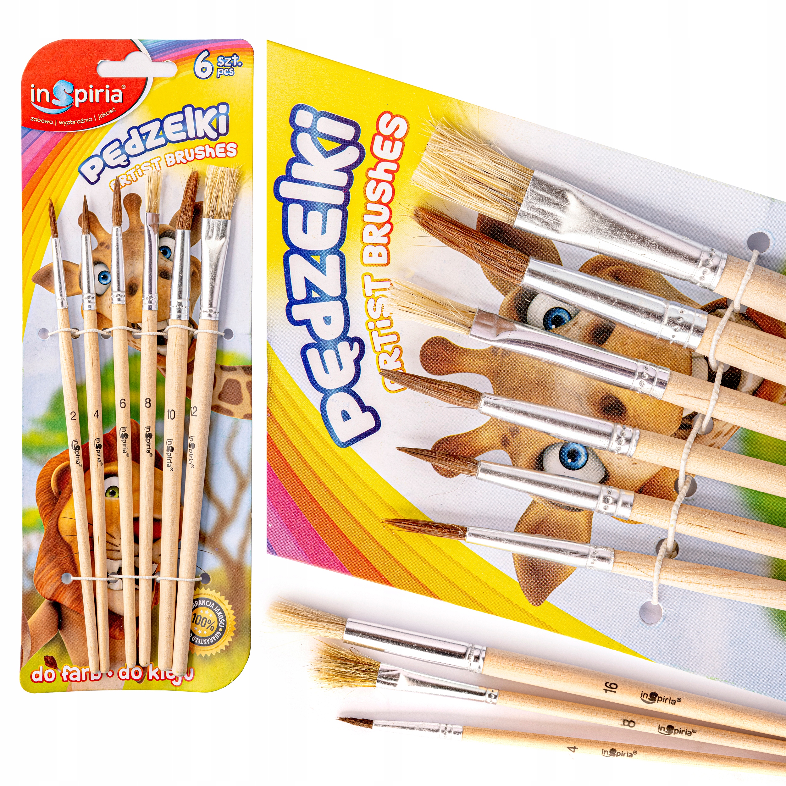 

Pędzelki 6 Szt zestaw pędzelków Inspiria schemat