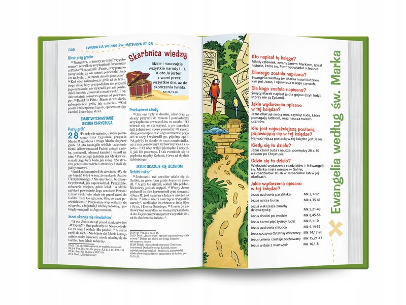 PISMO ŚWIĘTE DLA MŁODYCH Z PAPUGĄ PAMIĄTKA KOMUNII Autor Praca zbiorowa