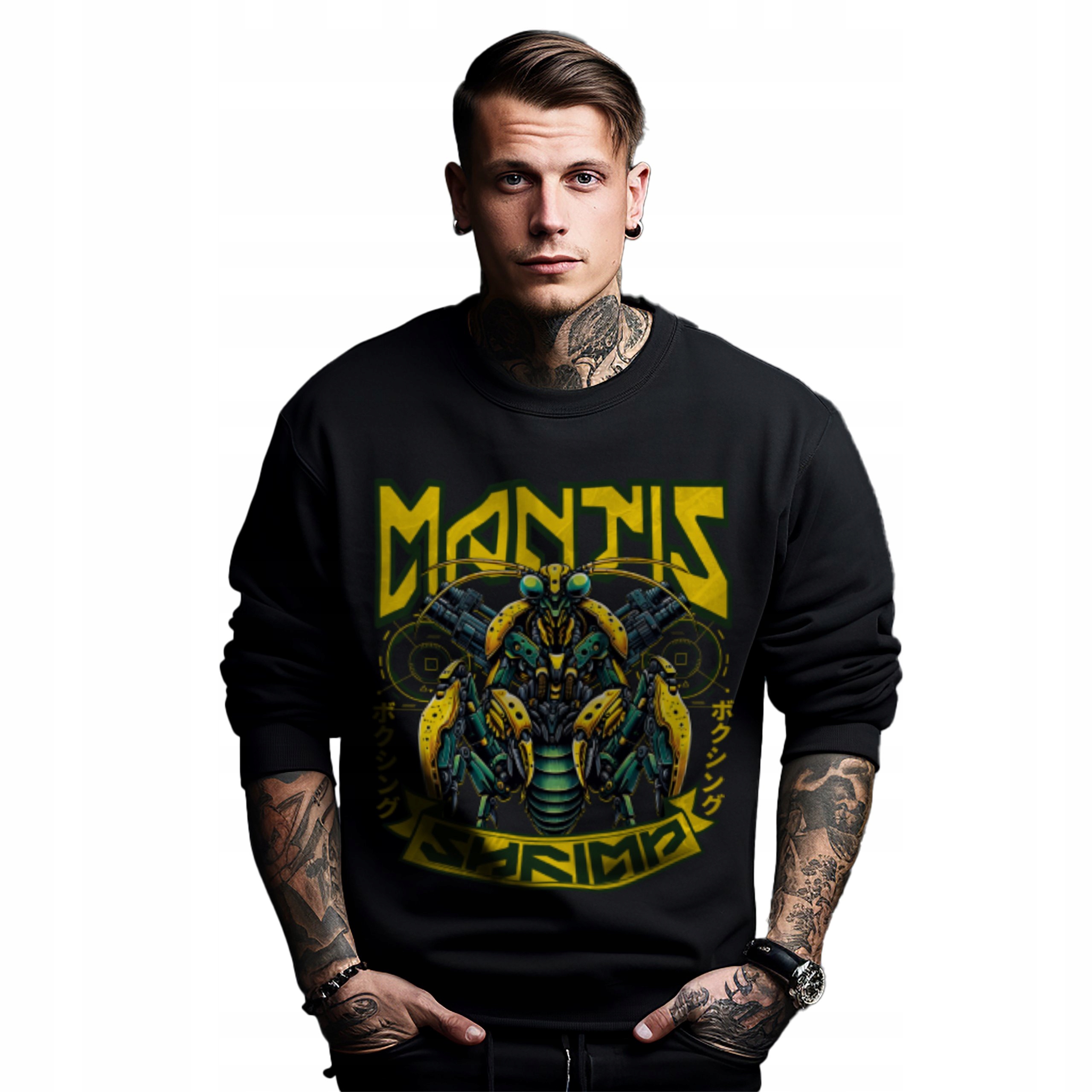 Mikina s potiskem Mantis Shrimp
