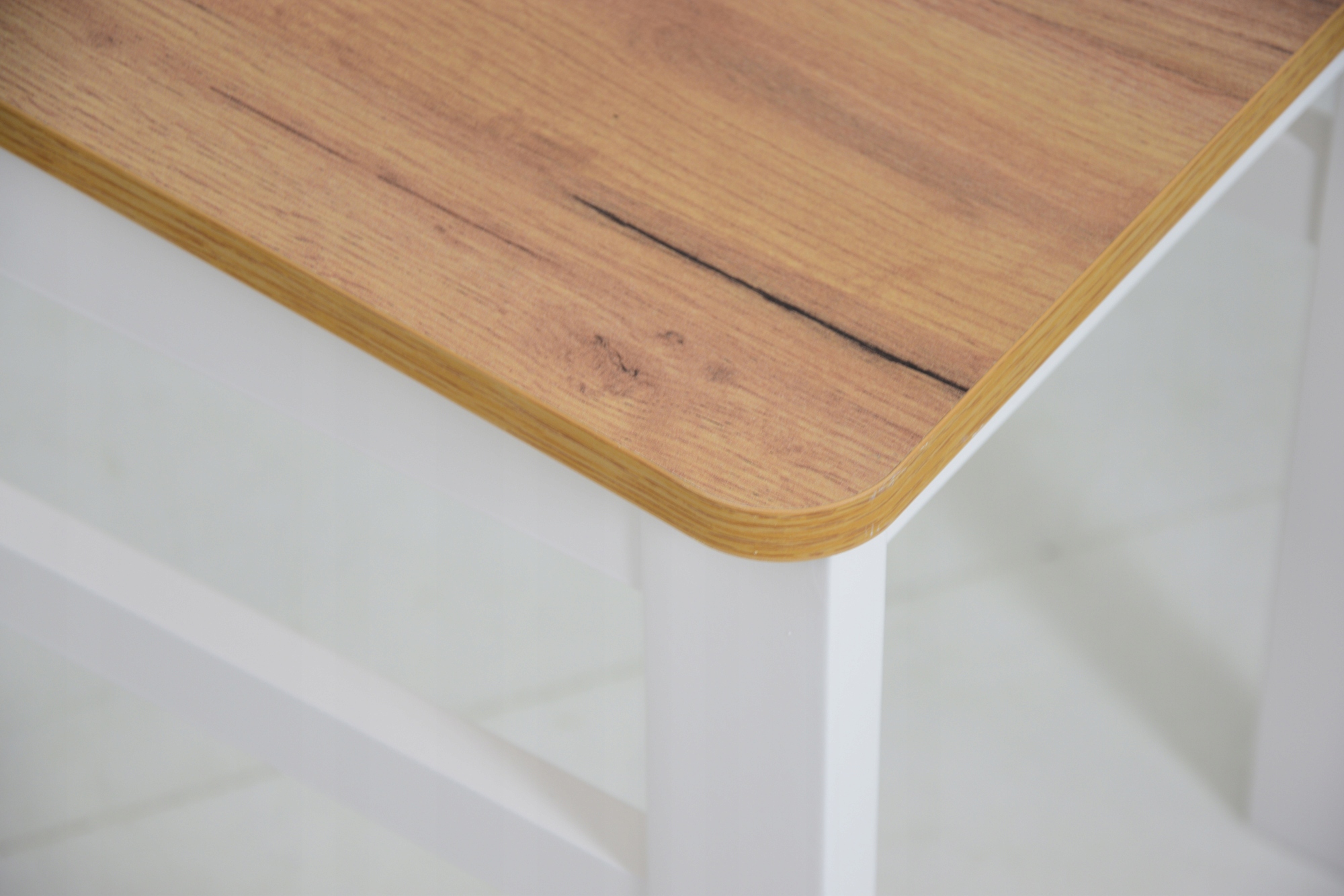 Rozkładany stół 80x120 i 4 DREWNIANE krzesła SALON Kolor blatu dąb craft