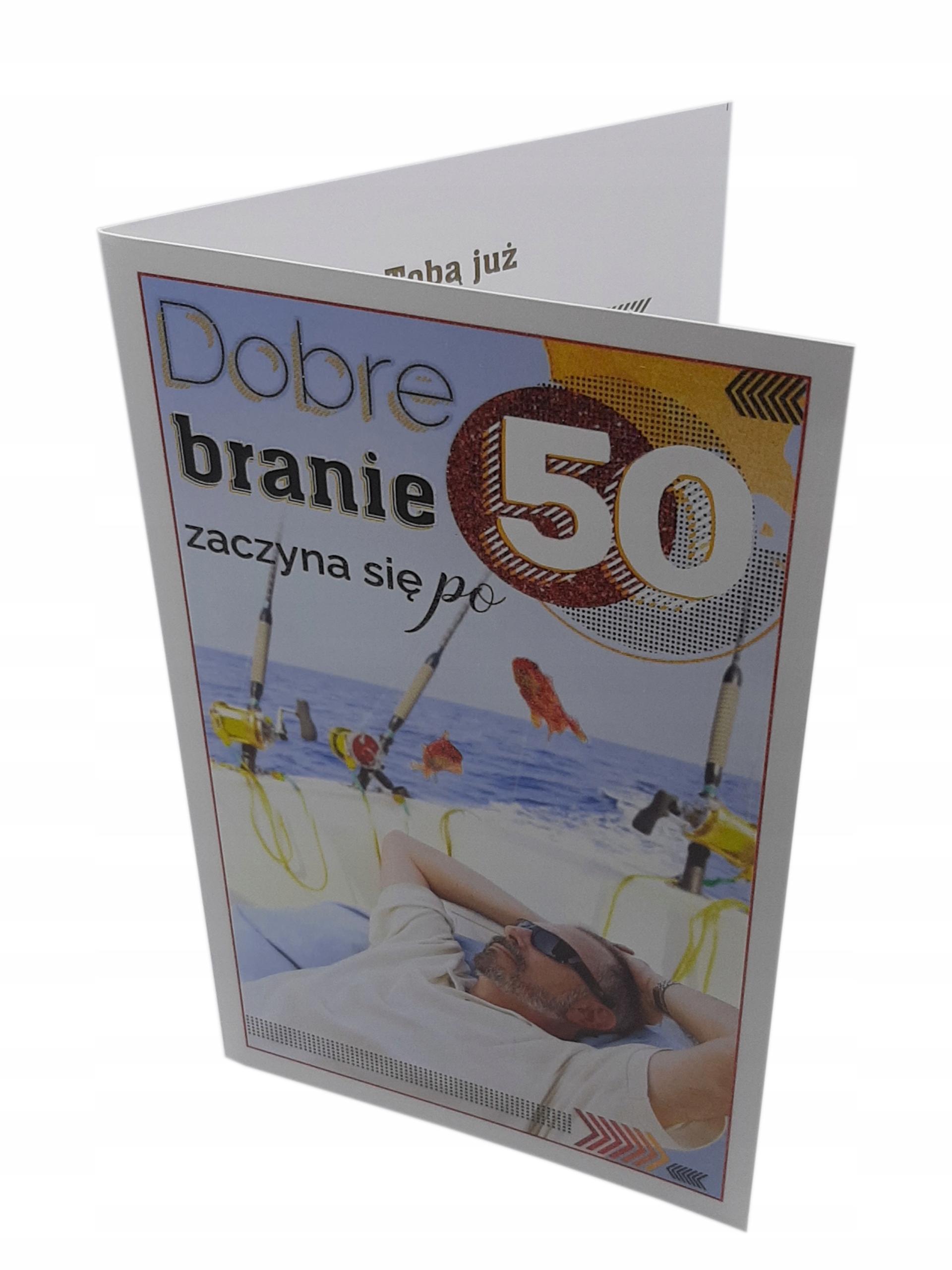 

na 50 urodziny Wędkarza kartka Dla Niego