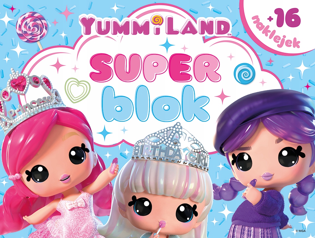 Superblok Yummiland Ilona Siwak kolorowanka