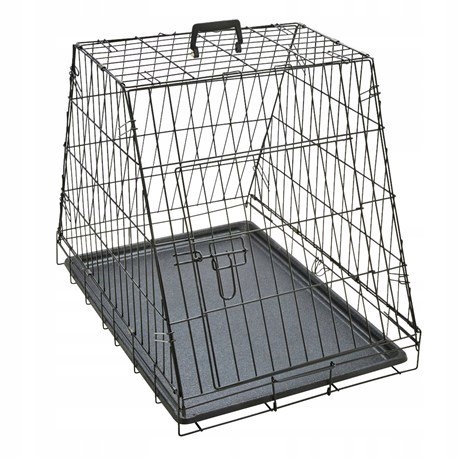 Levně Skládací klec pro zvířata 76x53x60 cm přepravka