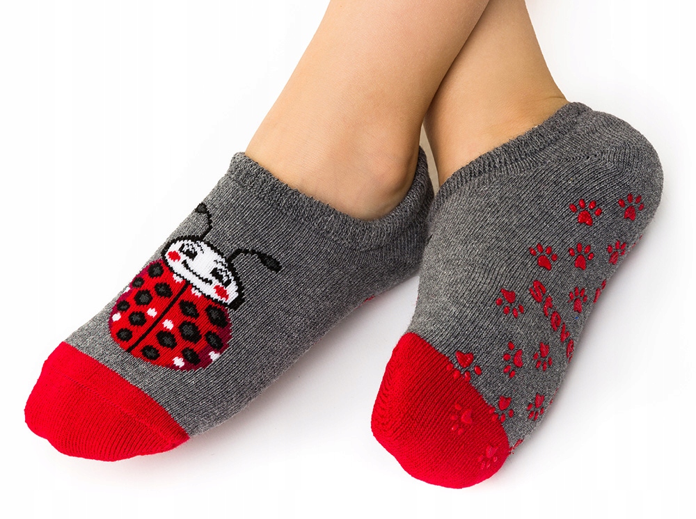 Antypoślizgowe stopki frotte z ABS 23-25 Sz.biedro