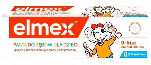 

Elmex Pasta do zębów przeciw próchnicy u dzieci