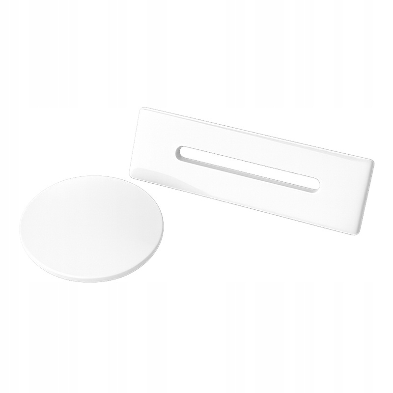 Zátka Do Volně Stojící Vany S Přepadem, Víko Kryt, Bílá