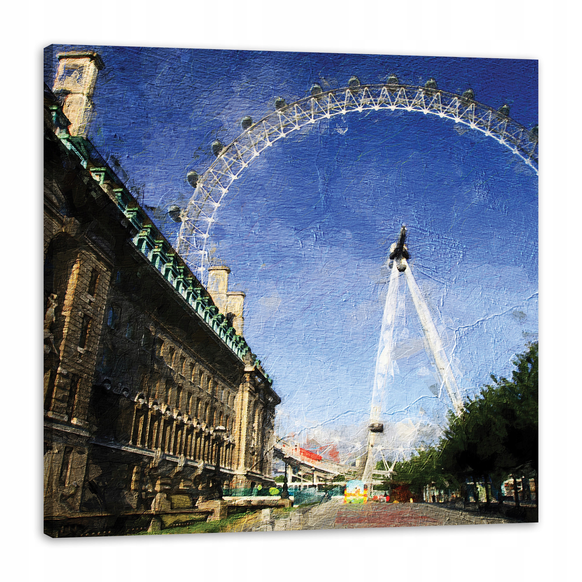 Obraz na plátně Stará fotografie Ďábelský mlýn 90x90 cm