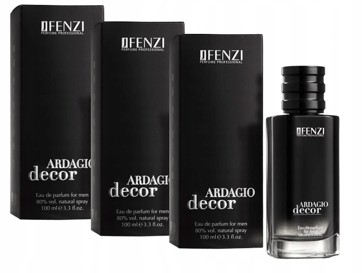 JFenzi Ardagio Decor 3x100ml Edp Dárek