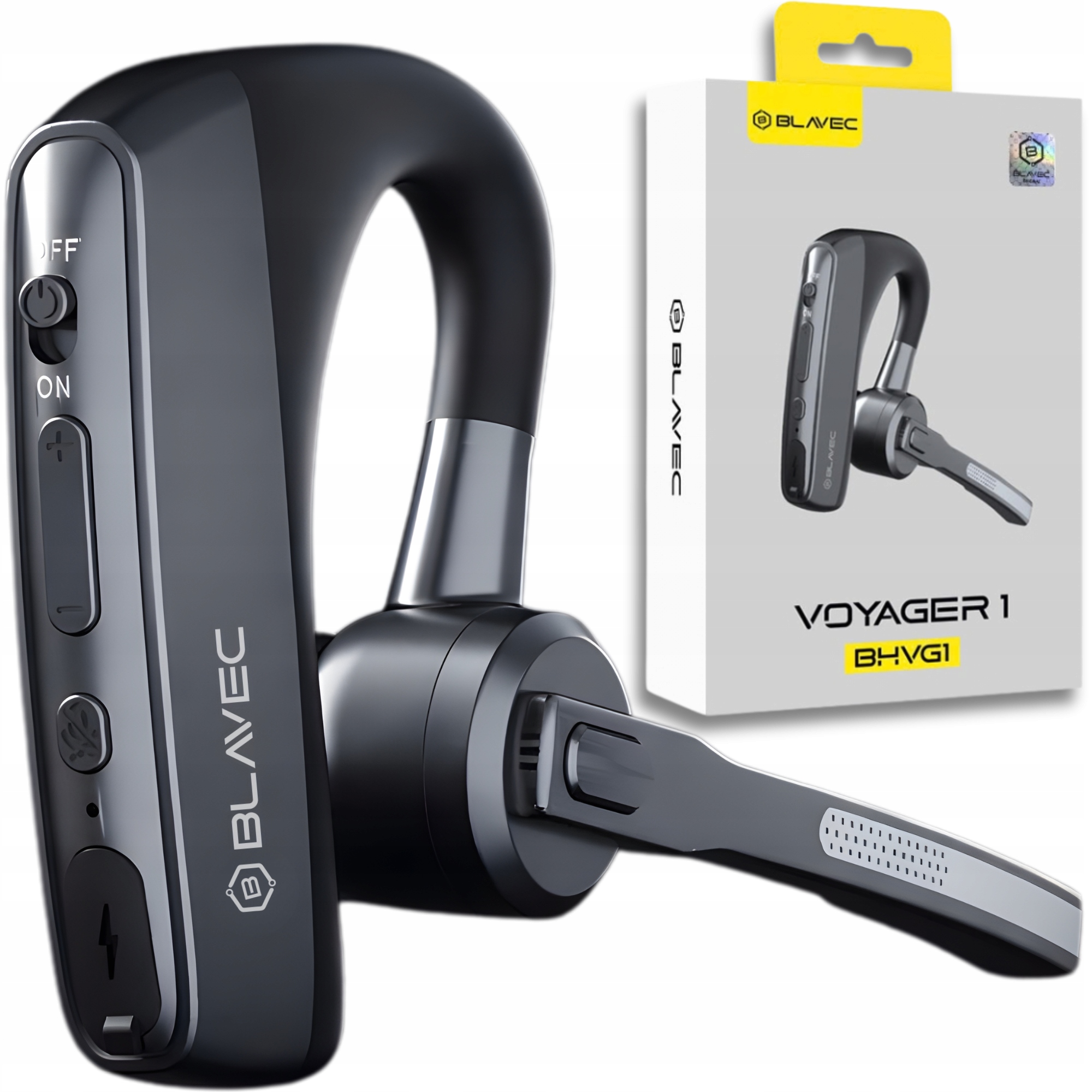 Słuchawka Bluetooth dla Kierowców Bezprzewodowa do Telefonu Rozmów Etui