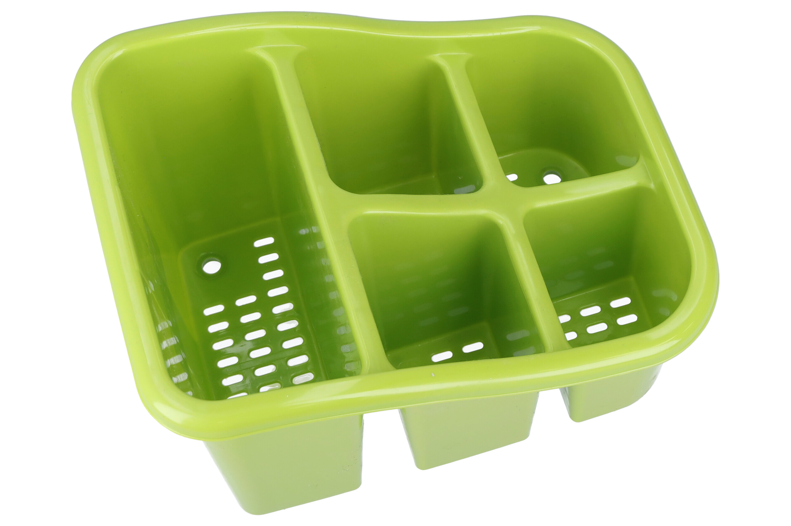 OCIEKACZ NA SZTUĆCE zielony organizer suszarka z tacką 5 przegródek Marka bez marki