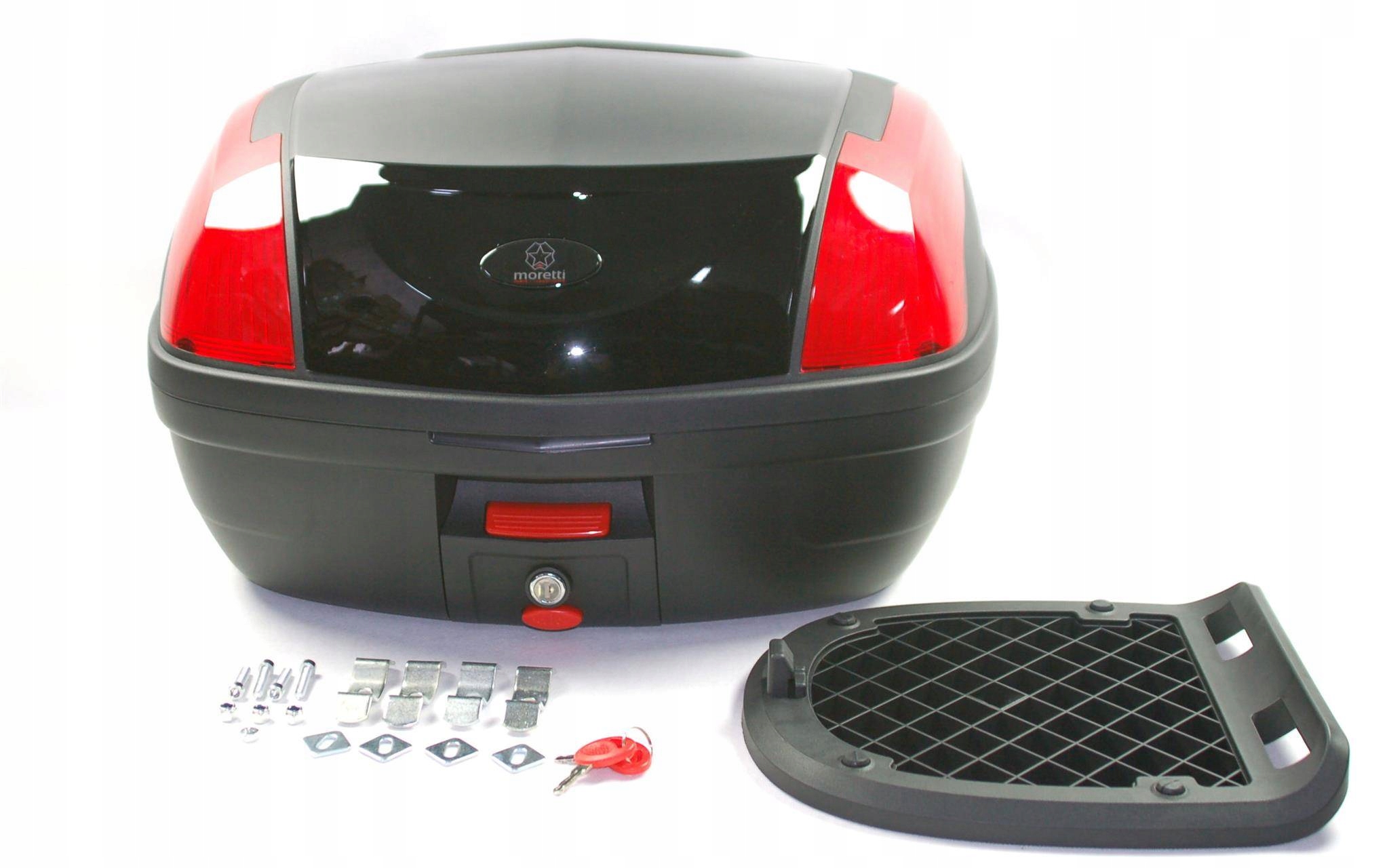 Kufer motocyklowy duży czarny 46L Moretti MR-889