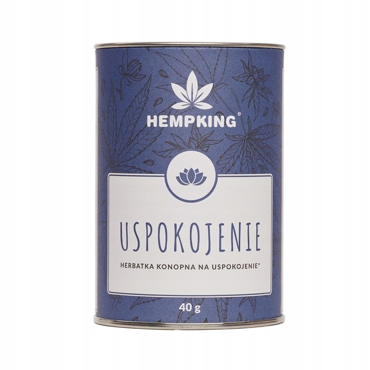 

Hemp King herbatka konopna na uspokojenie 40 g