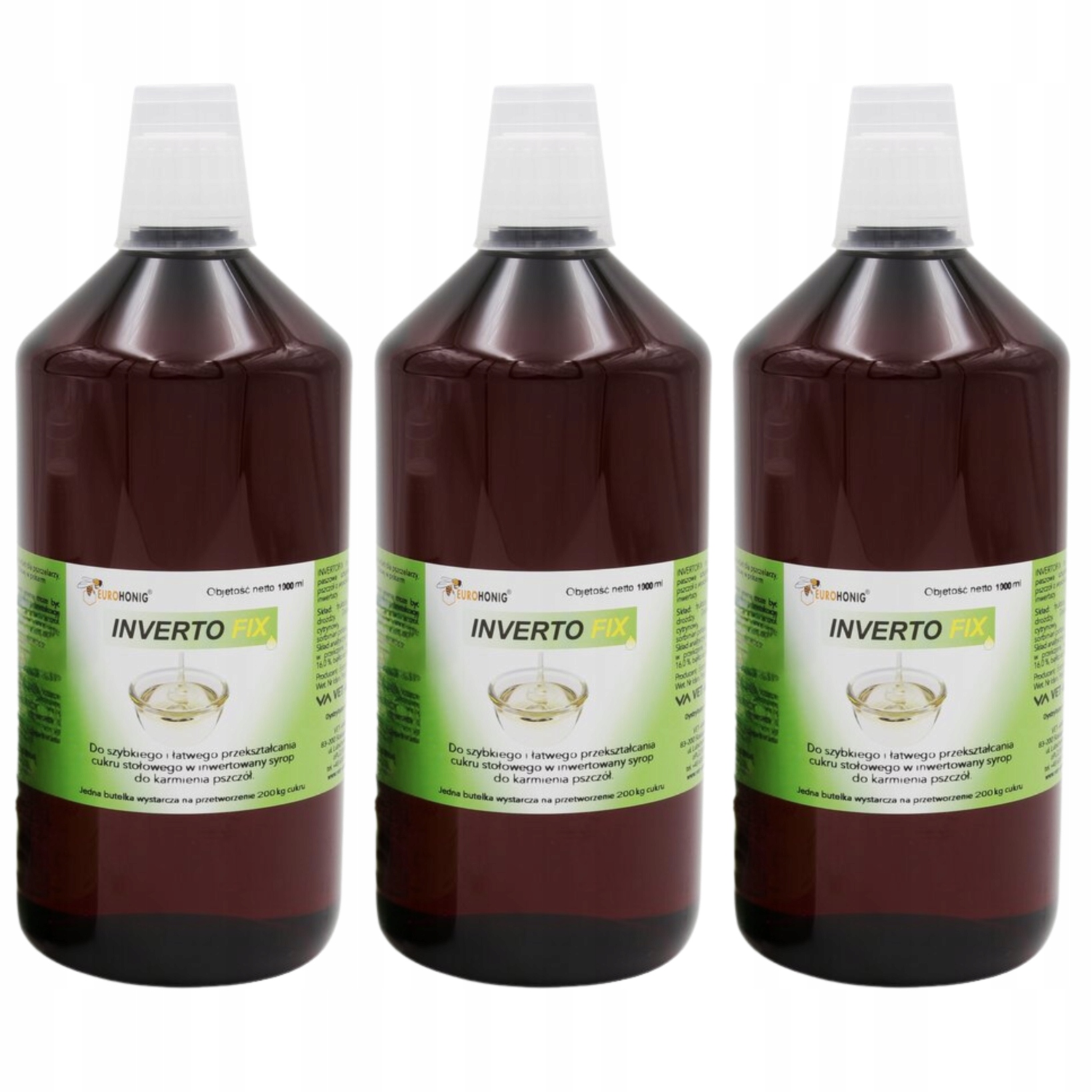 Invertofix 3 x 1L na výrobu invertného sirupu s enzýmami Na 600 kg Cukru