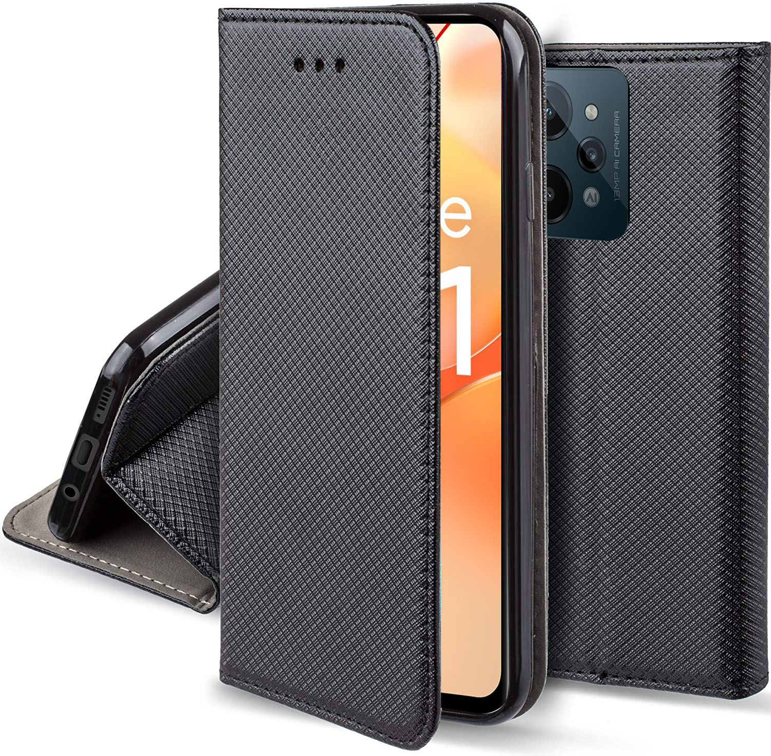 

Etui Do Realme C31 Magnet Smart Case Szkło