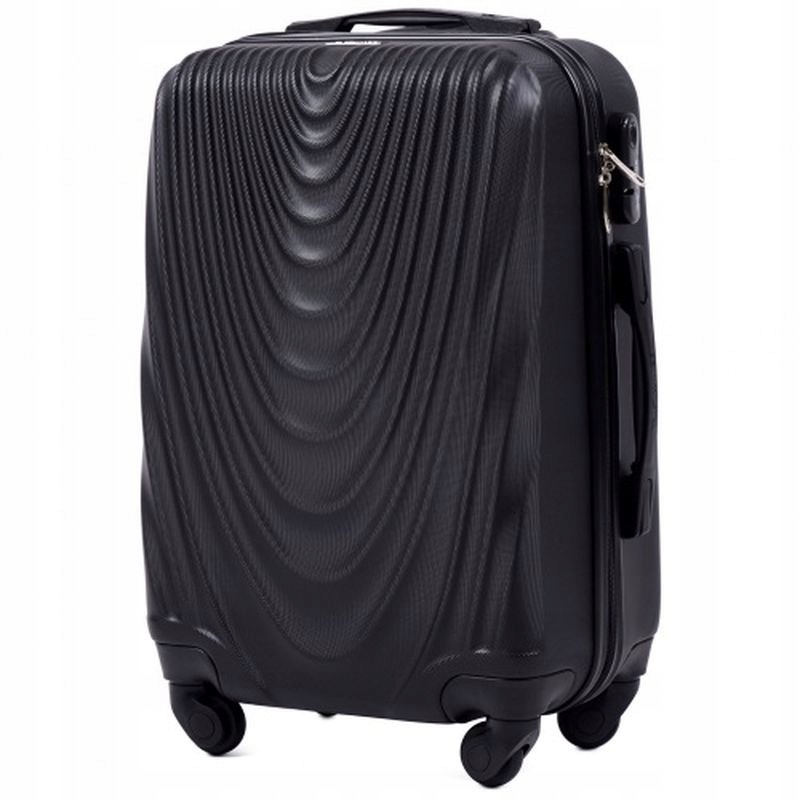Walizka Kabinowa Wings Abs 304 Falcon 20" 38L Black