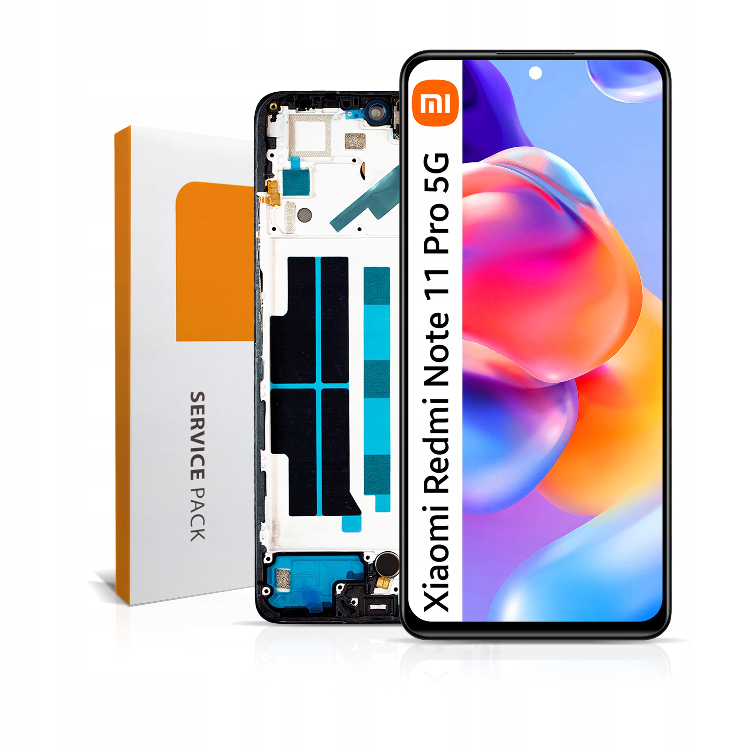 21091116I 2201116SG LCD pre Redmi Note 11 Pro 5G Rámček Matrica Originál Zila