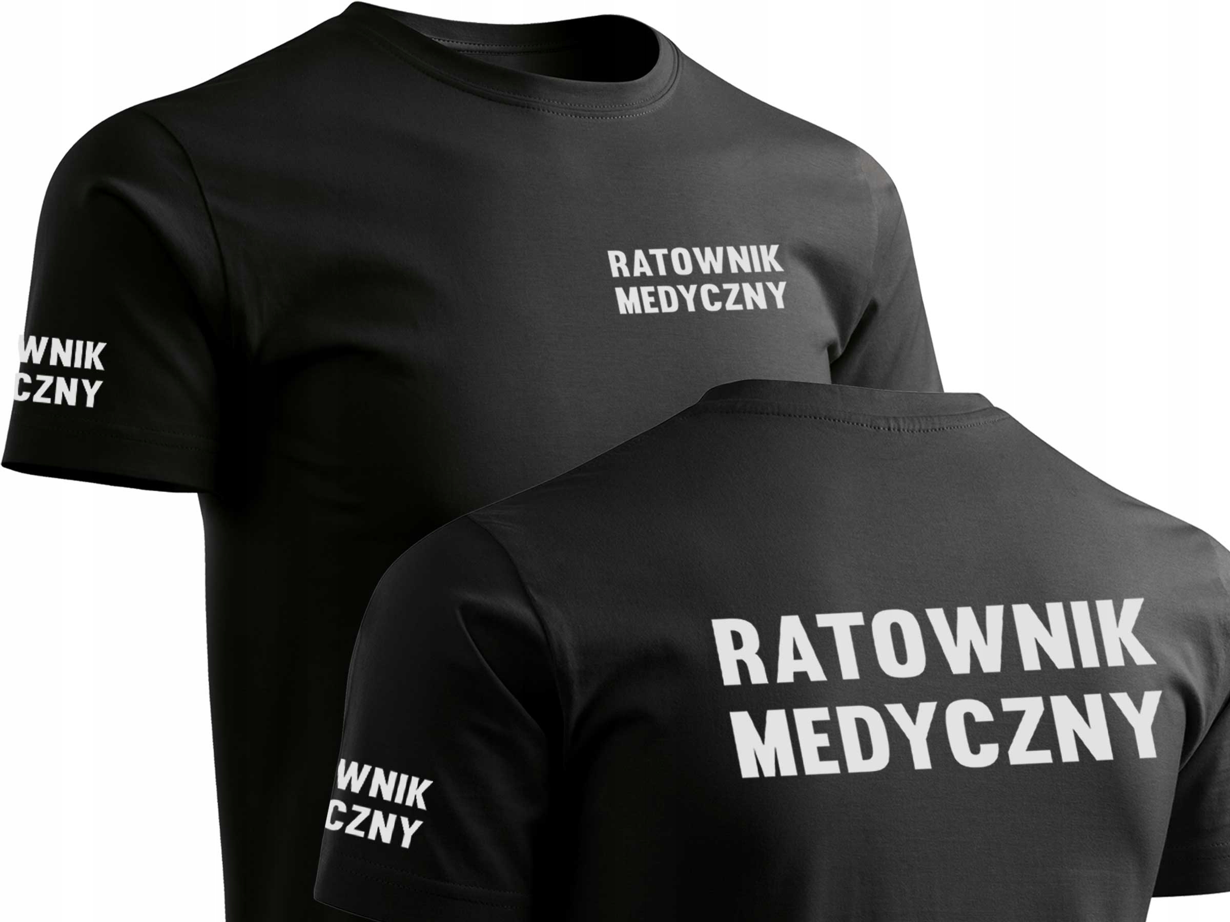 

T-shirt Czarny wz. Ratownik Medyczny Odblask M