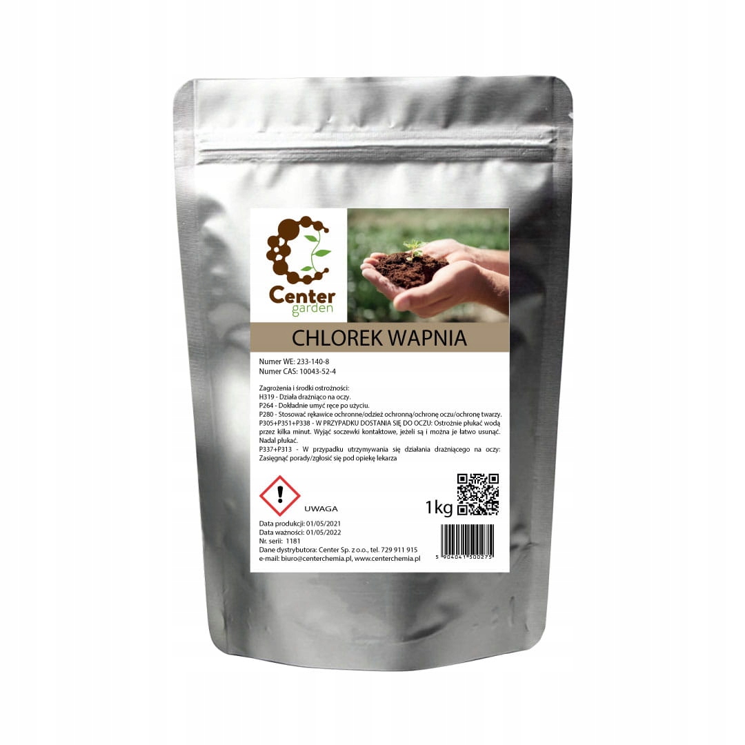 

Chlorek wapnia 1kg - Nawóz
