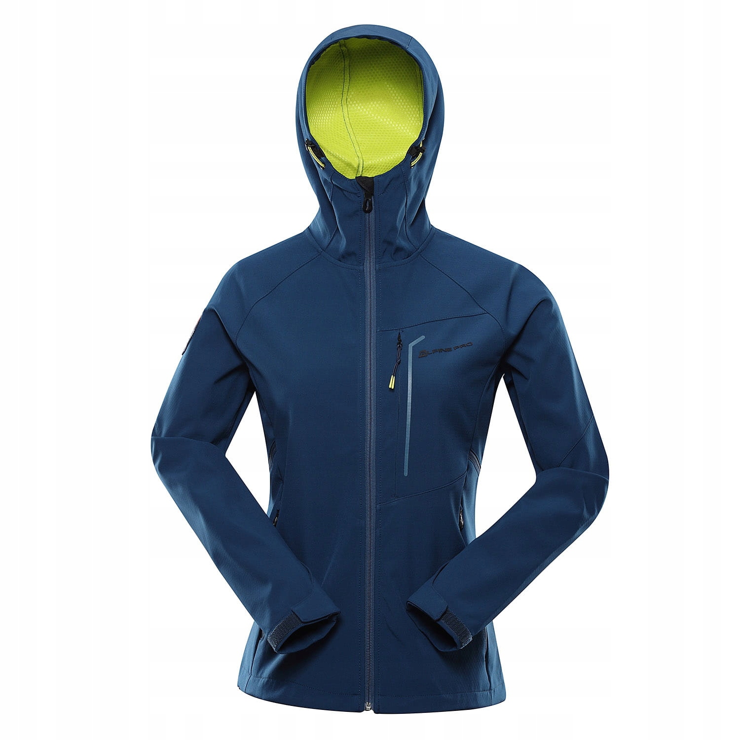 Alpine Pro Kurtka trekkingowa damska softshell 8000 Esprita niebieski r.M