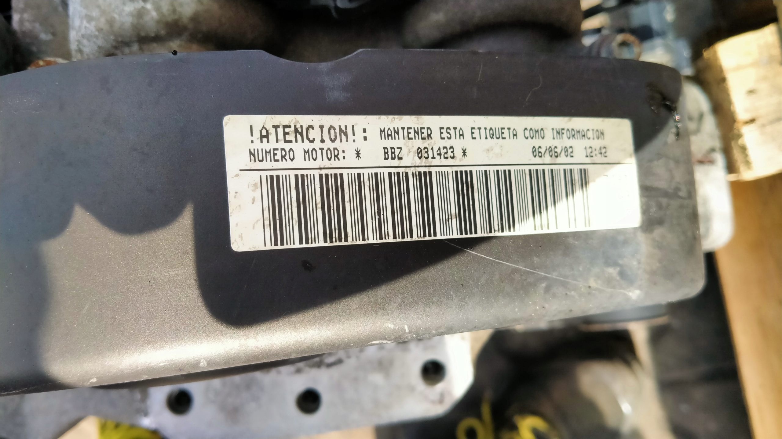 Seat Ibiza III 1,4B 74KW 101KM engine complete BBZ
