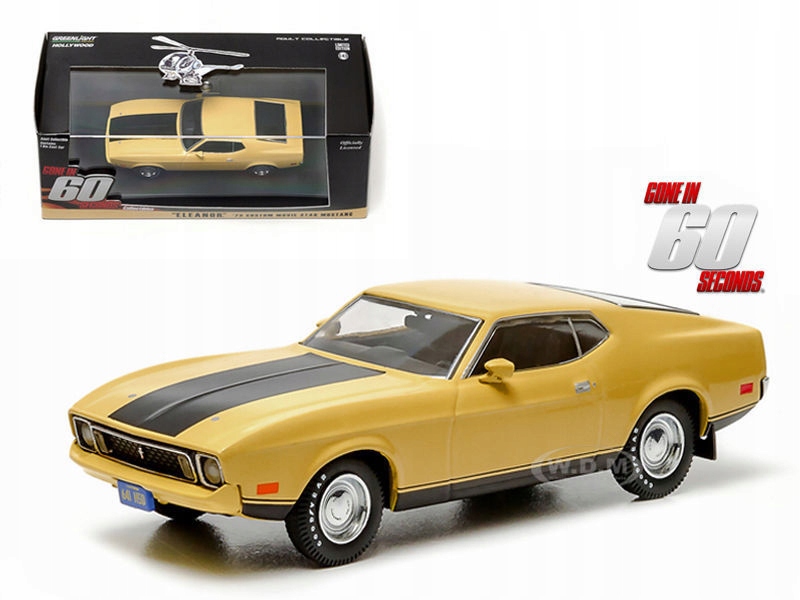 Greenlight Ford Mustang Mach 1 „eleanor“ „Za 60 sekund pryč“ (1974) 1:43