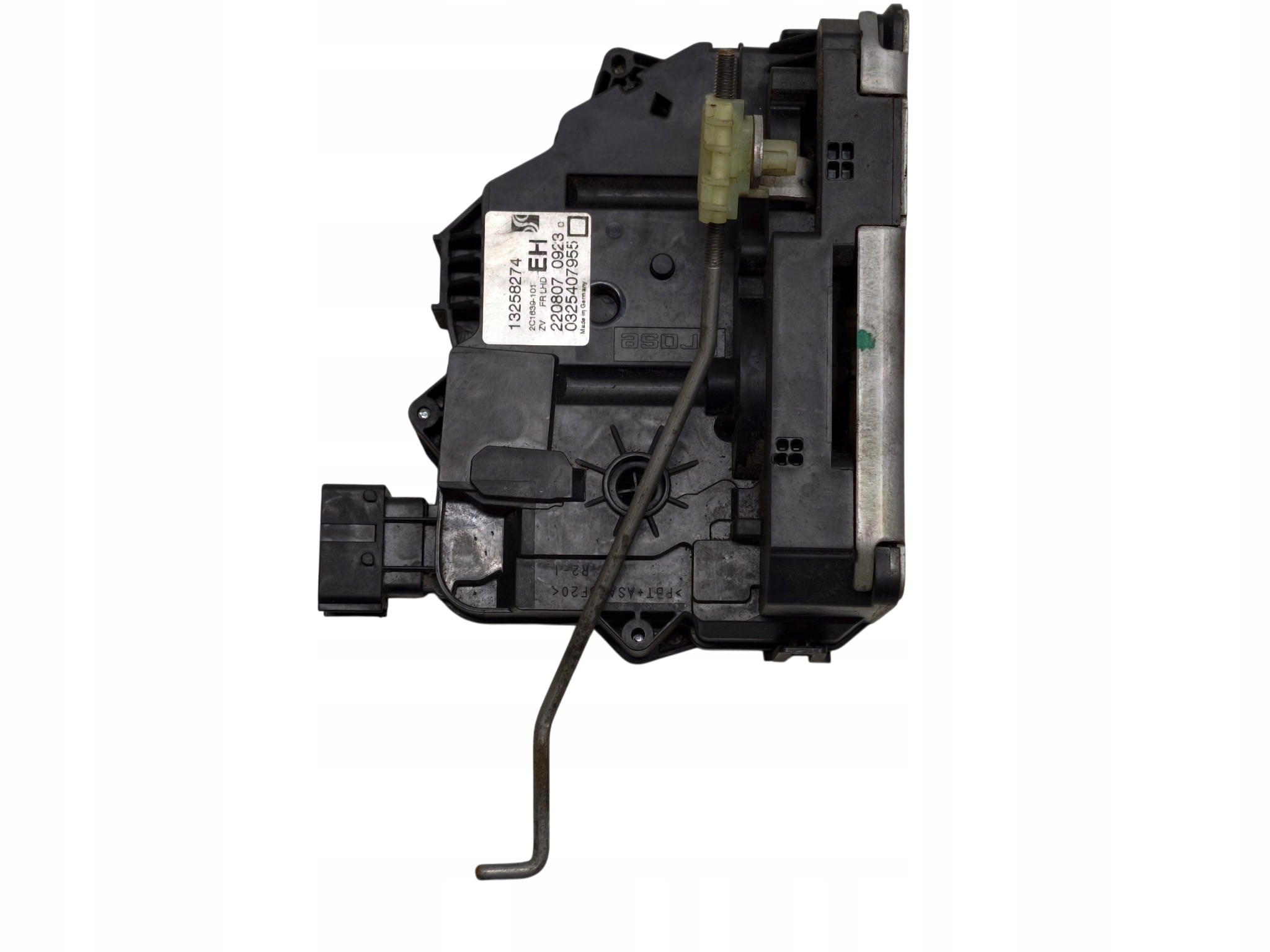 OPEL CORSA D IV lock door right front 6 PIN original 13258274