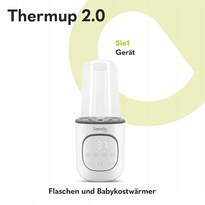 LIONELO Thermup 20 Podgrzewacz Butelek 5w1 Dla Niemowląt