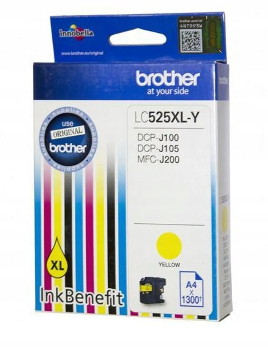 Tusz do drukarki Brother LC525XLY Yellow 1300str