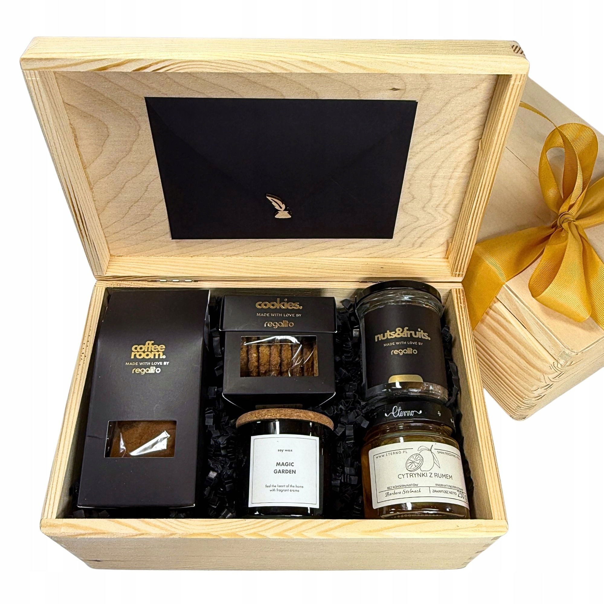 Box nr 673 Zestaw Kosz Prezentowy Upominek Personalizowany Pudełko