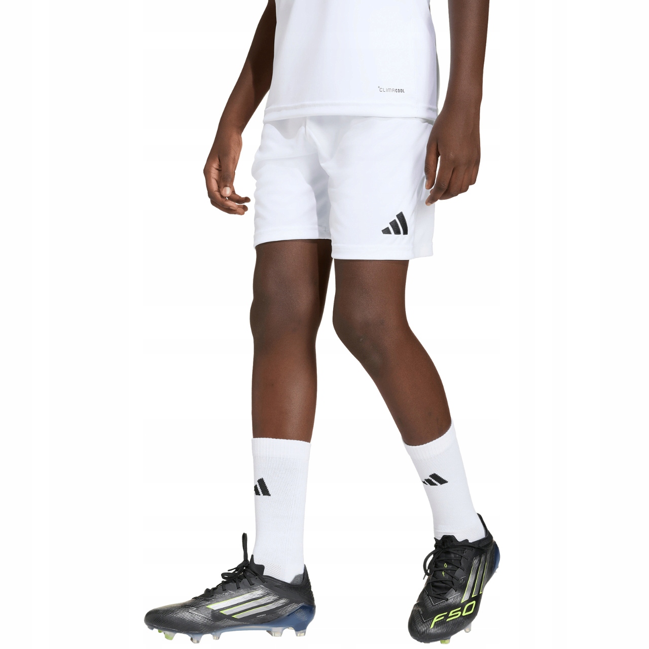 Spodenki dla dzieci adidas Entrada 26 białe JZ6526 140cm