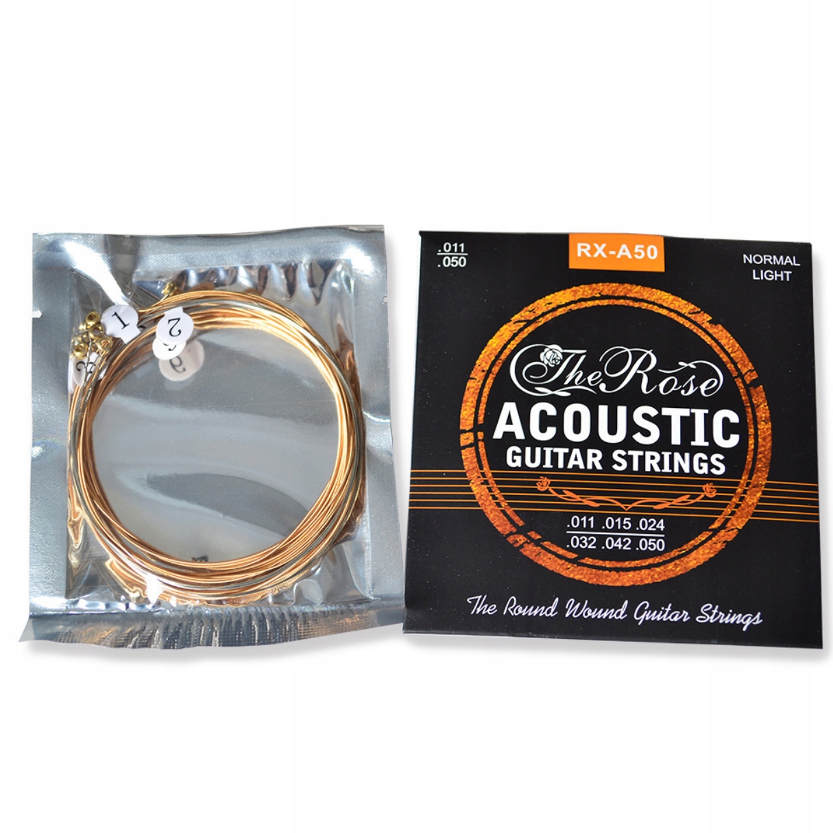 Профессиональные струны для акустической гитары Soft The ROSE RX-A30 11-50
