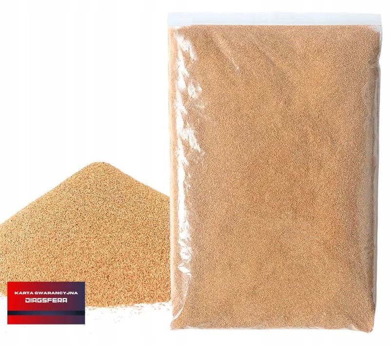 Ścierniwo-piasek z łupin orzecha włoskiego 1kg GN30 0,45-0,80mm