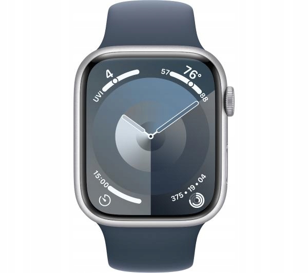 Smartwatch Apple Watch 9 45mm GPS srebrny, pasek Niebieski M/L EAN (GTIN) 0195949031595