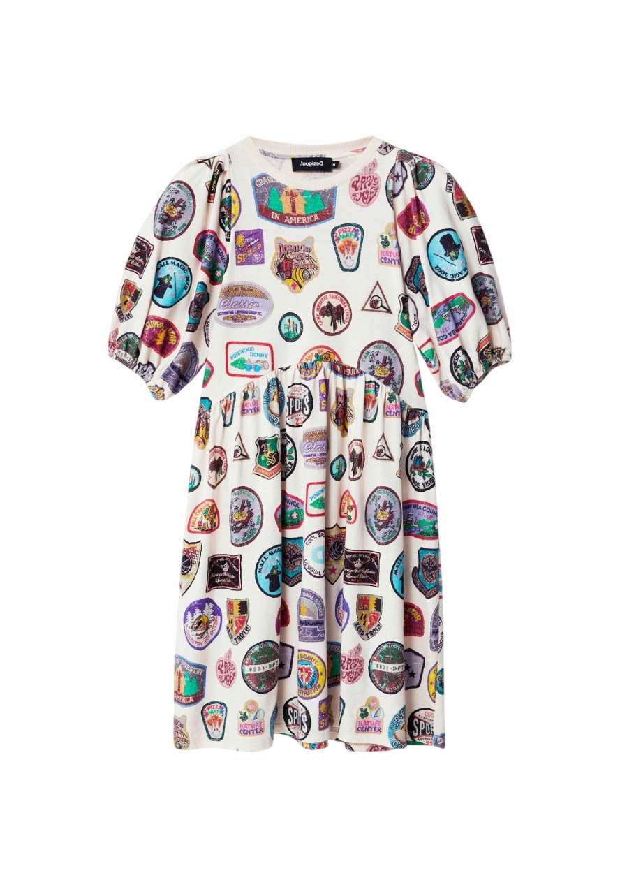 Šaty Desigual Vest stamps, 9019 Tutti Fruti