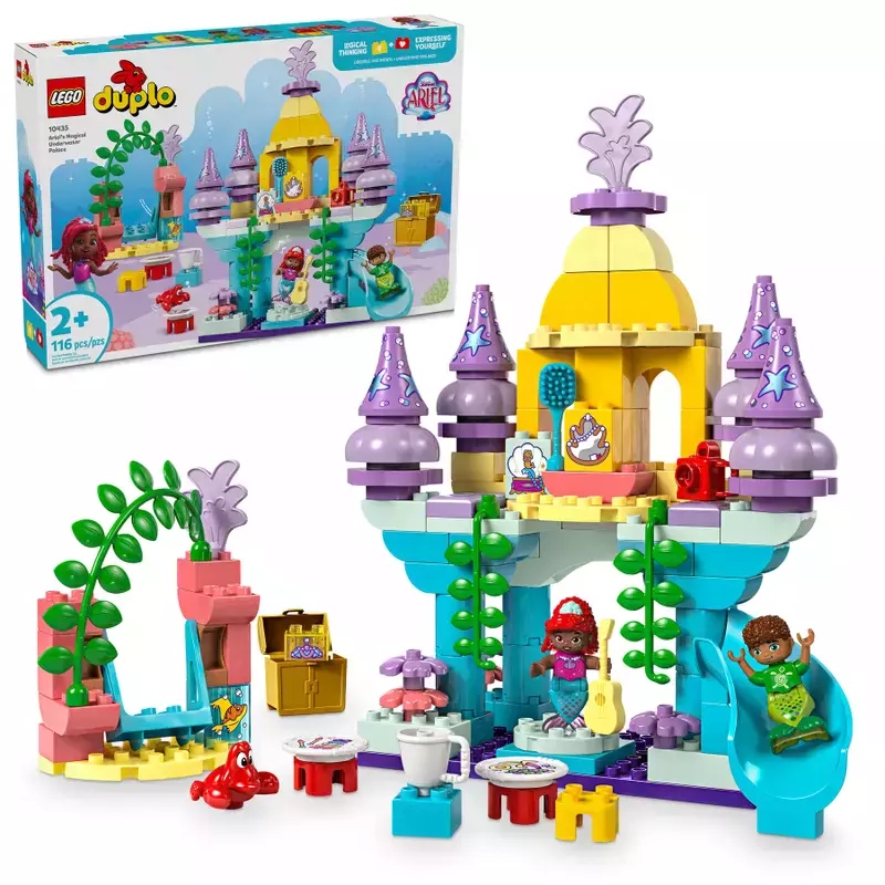 Lego Duplo Kouzelný podmořský palác Arielky 10435