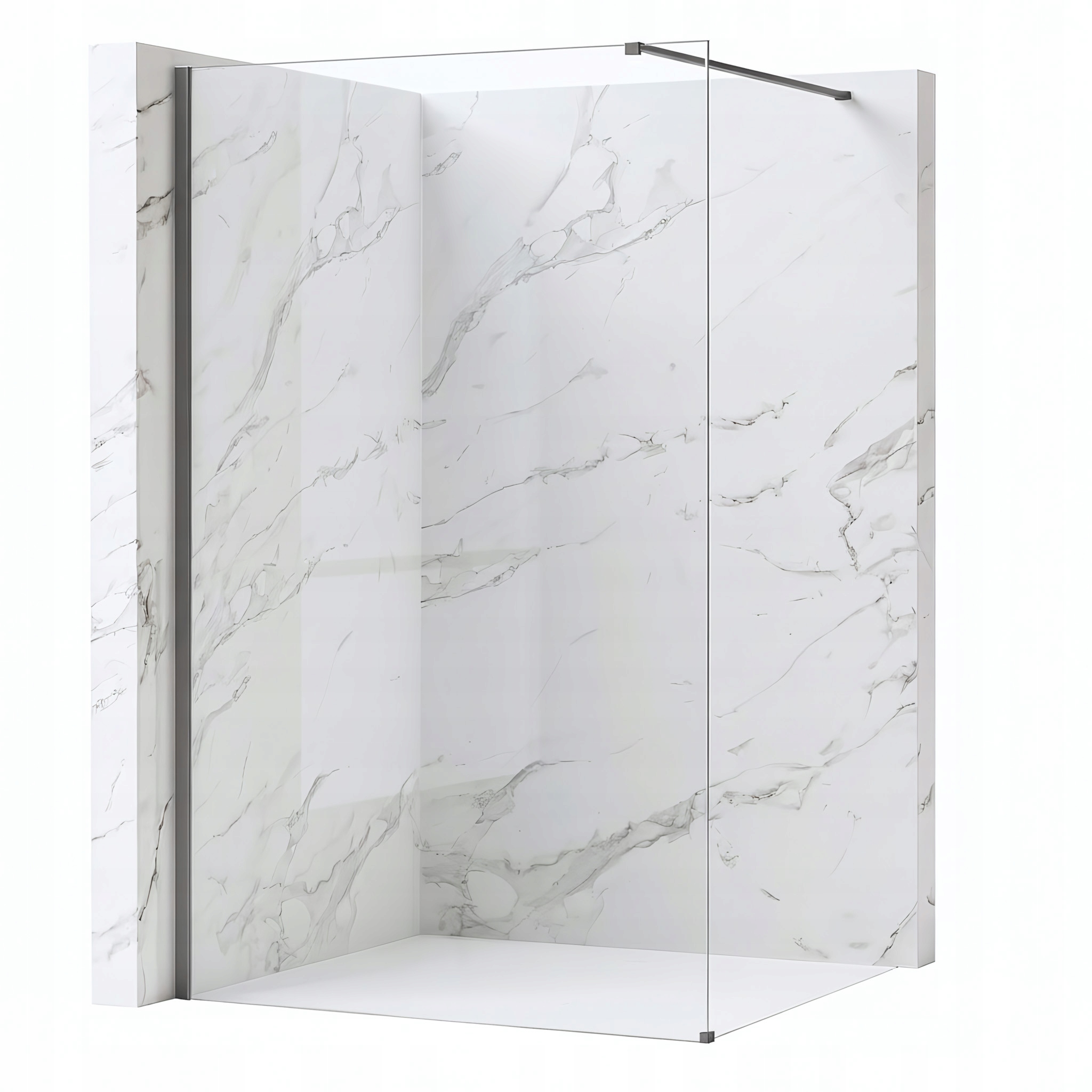 Rea Sprchová Stěna Flexi 90 Transparent Titan