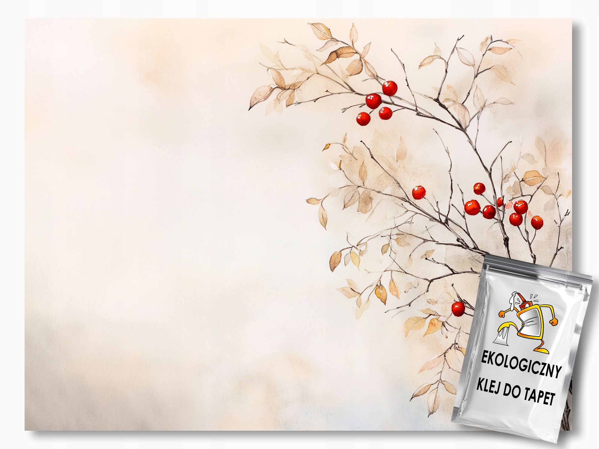 Fototapeta Flizelina Příroda Grafika Zahrada Keř Ovoce Borůvky 350x250 lepidlo