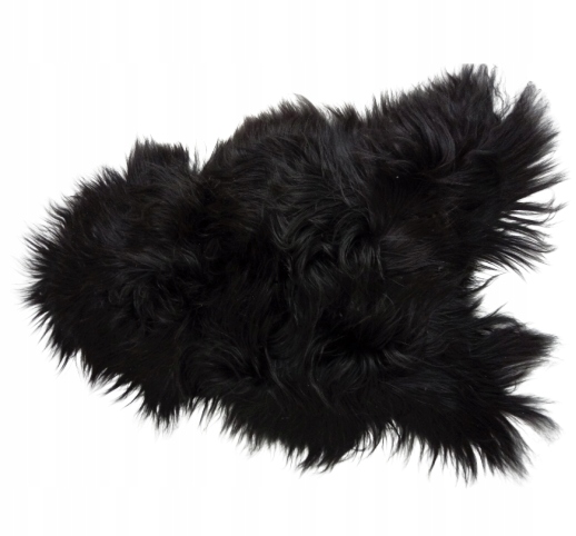 Ovčí kůže Černá Přírodní Ovčí kůže Berani Dekorativní