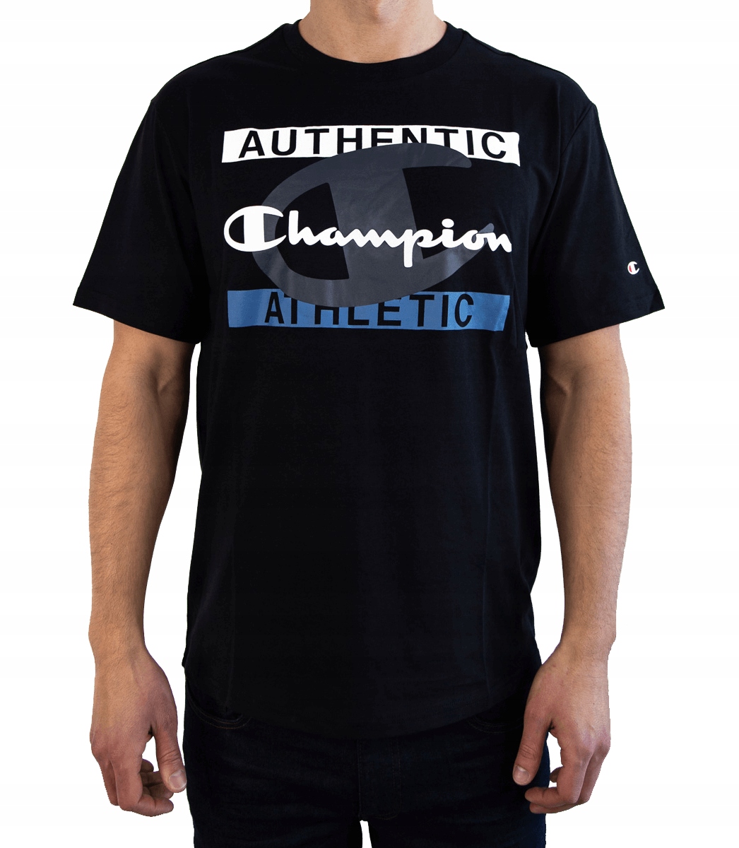 Champion Koszulka T-shirt Legacy czarny 002 S