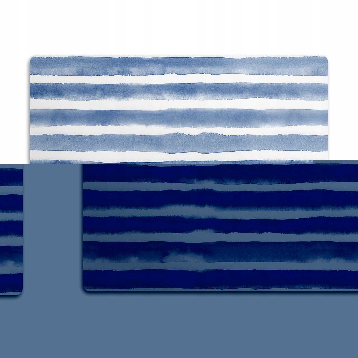 Levně Podložka pro kočky psa pod misky Horizontální proužky 60x40 cm